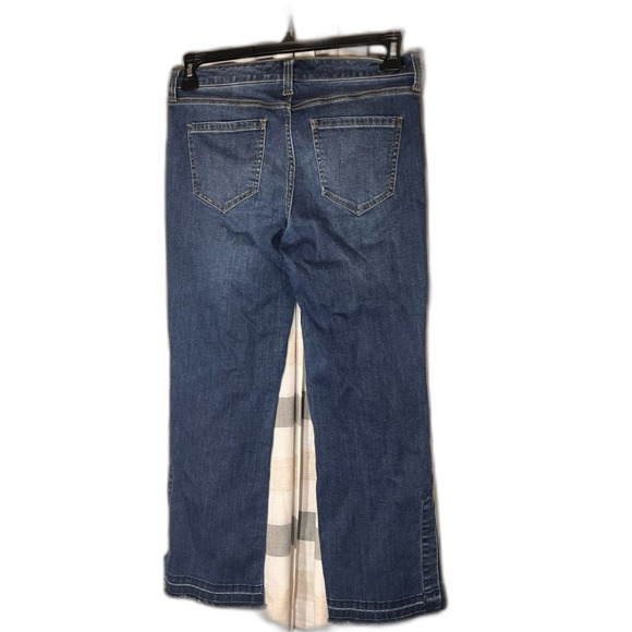 Liverpool crop  straight  raw hem Blue Jeans size 6/28 - Picture 7 of 14